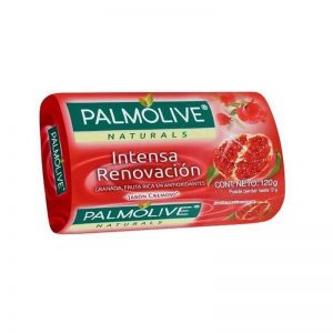 Jabon palmolive rojo intensa renovación pomegranante 120 gr
