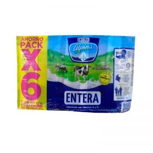 Leche alpina 1100 ml 6 unds